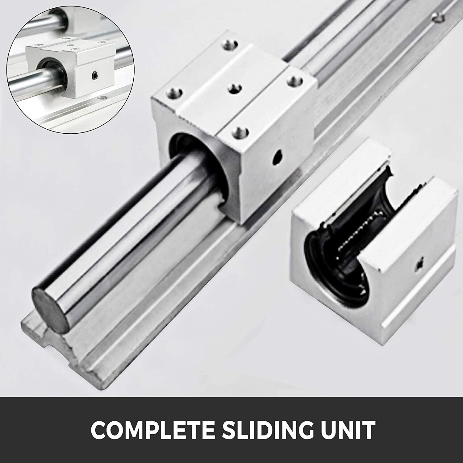 Linear Guide 2 Pieces Linear Rail 1200 mm