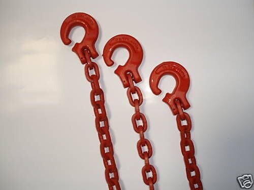 Set of 3, Forst choke chains / loop chains 8 mm 2.5 m