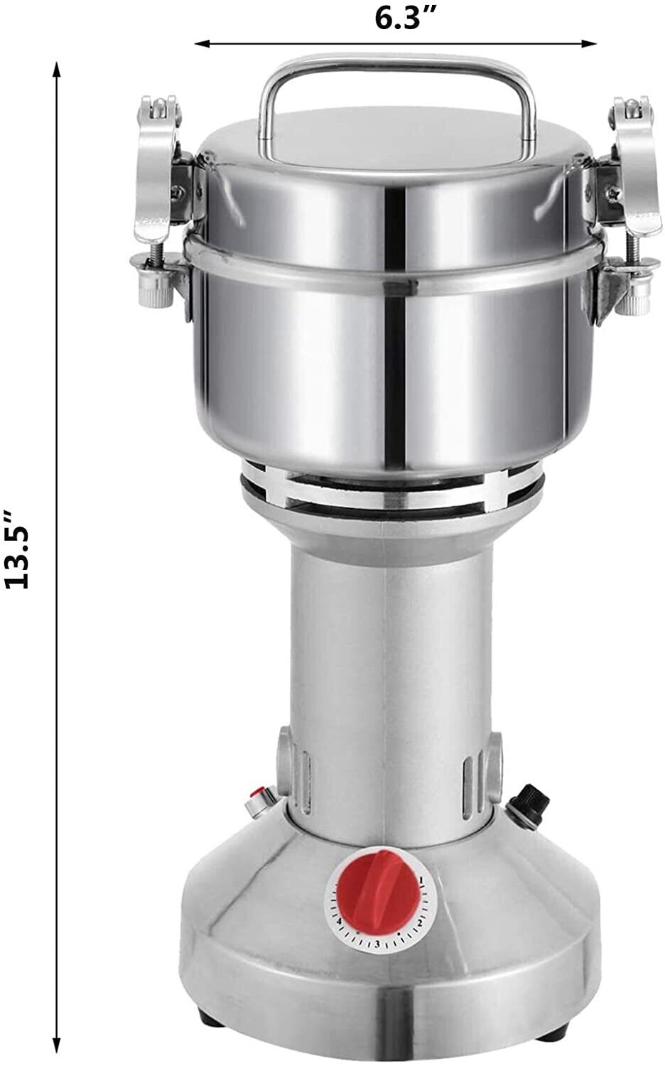 Electric Grain Mill and Spice Mill – Multi-Function Herb, Pepper, and Spice Pearl Powder Grinder for Home and Commercial Use