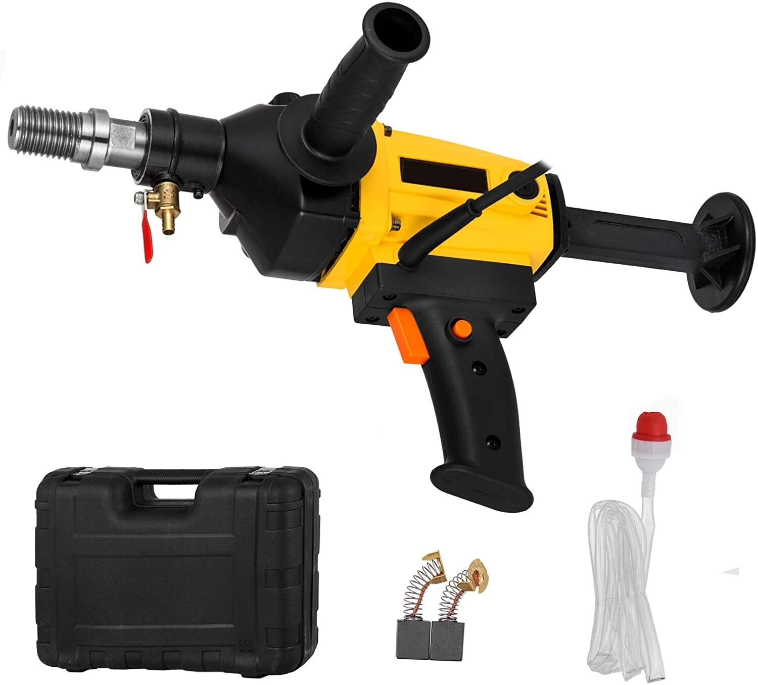 Core Drill 7 Inch Diamond Wet Dry Drill 2280W 220V, High Power Concrete, Masonry, and Tile Drilling Tool