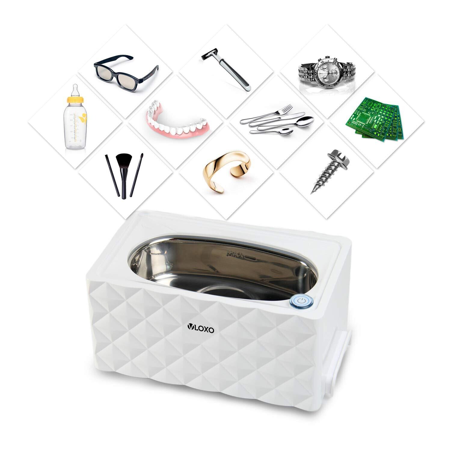 Ultrasonic Device Cleaner for Glasses, Watches
