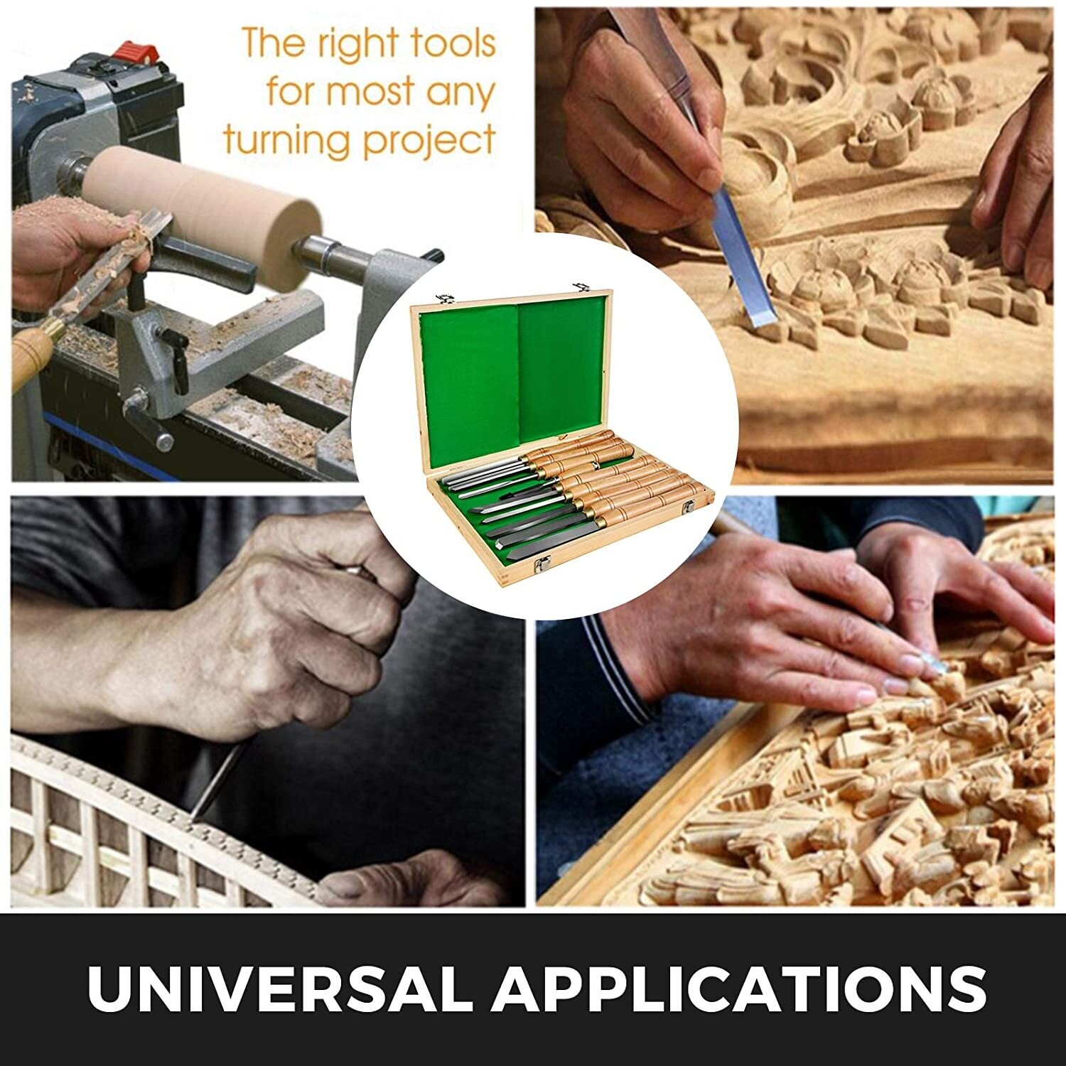 High-Speed Steel Chisel Set for Wood Carving and DIY Craftsmanship