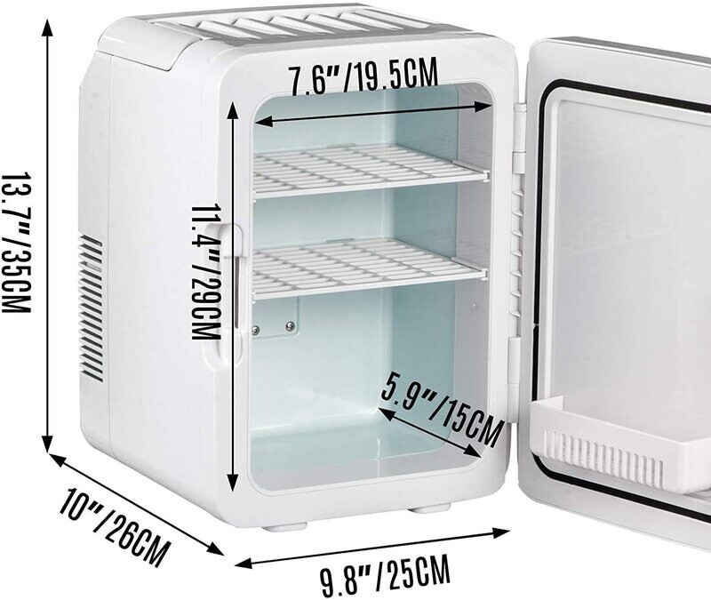 Mini Fridge, 10 L Mini Bar Fridge