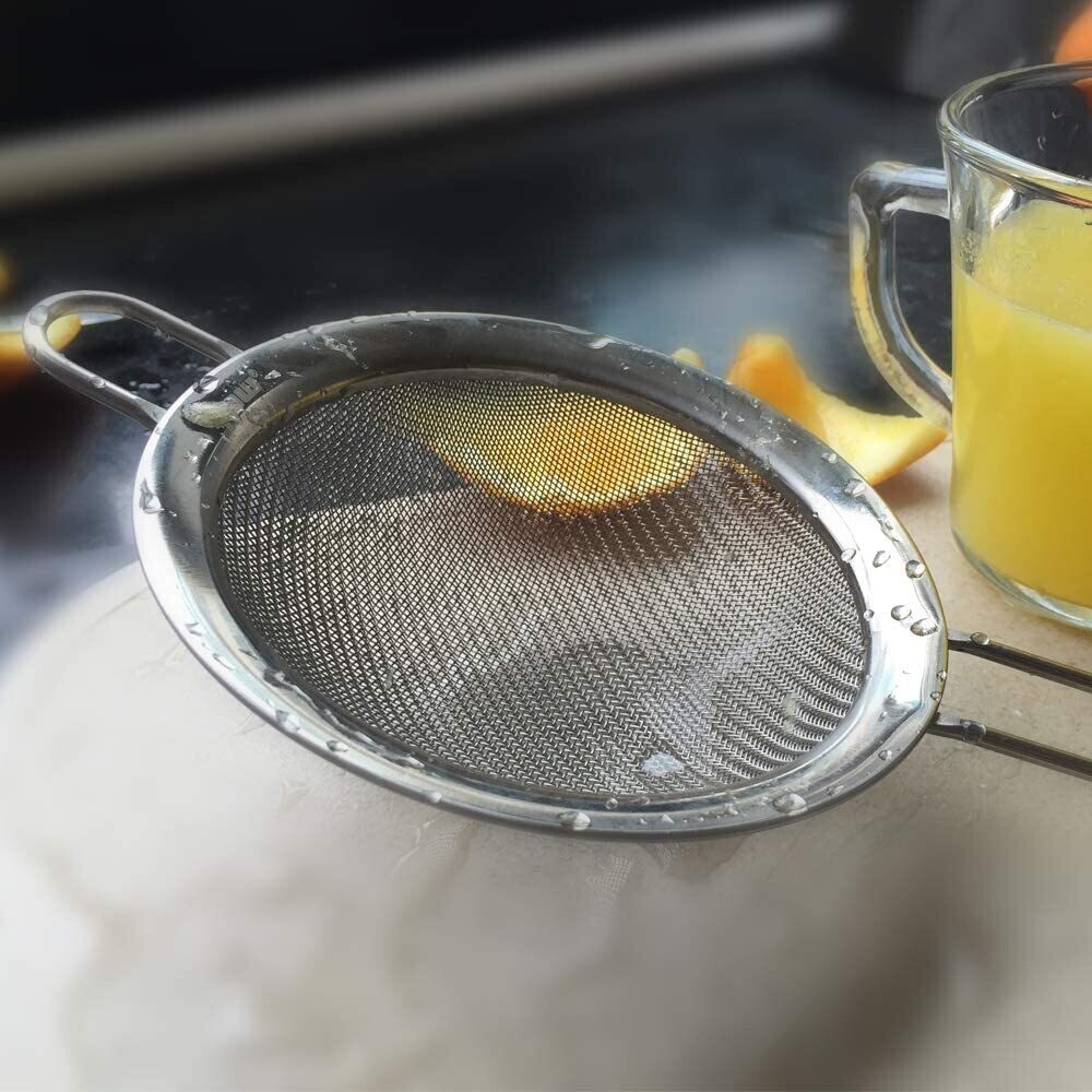 Stainless Steel Kitchen Strainer with Thickened Handle