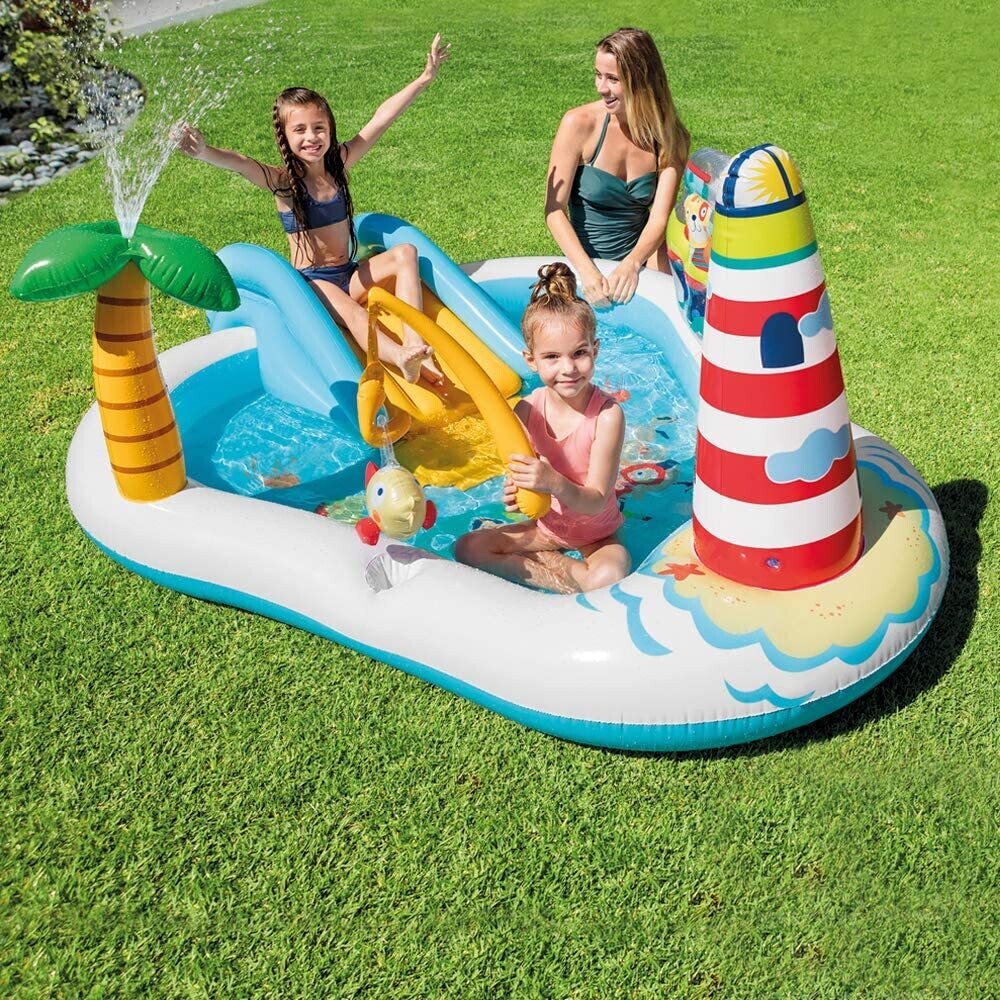 Fishing Fun Play Center Multicolor – Interactive Kids&#39; Water Play Set with Fishing Game and Accessories