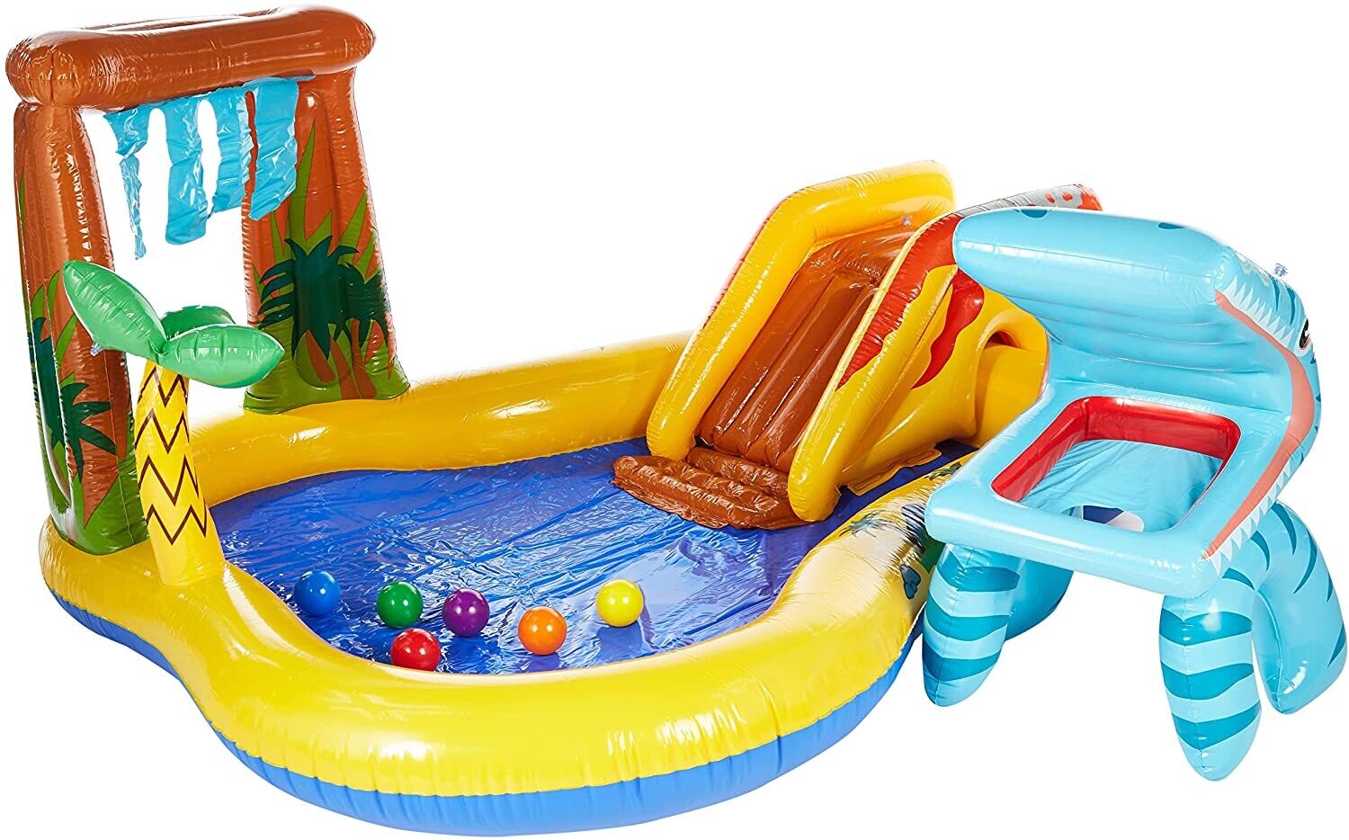 Inflatable Water Game Center Dinosaur for Kids, Outdoor Water Play and Fun Summer Activities