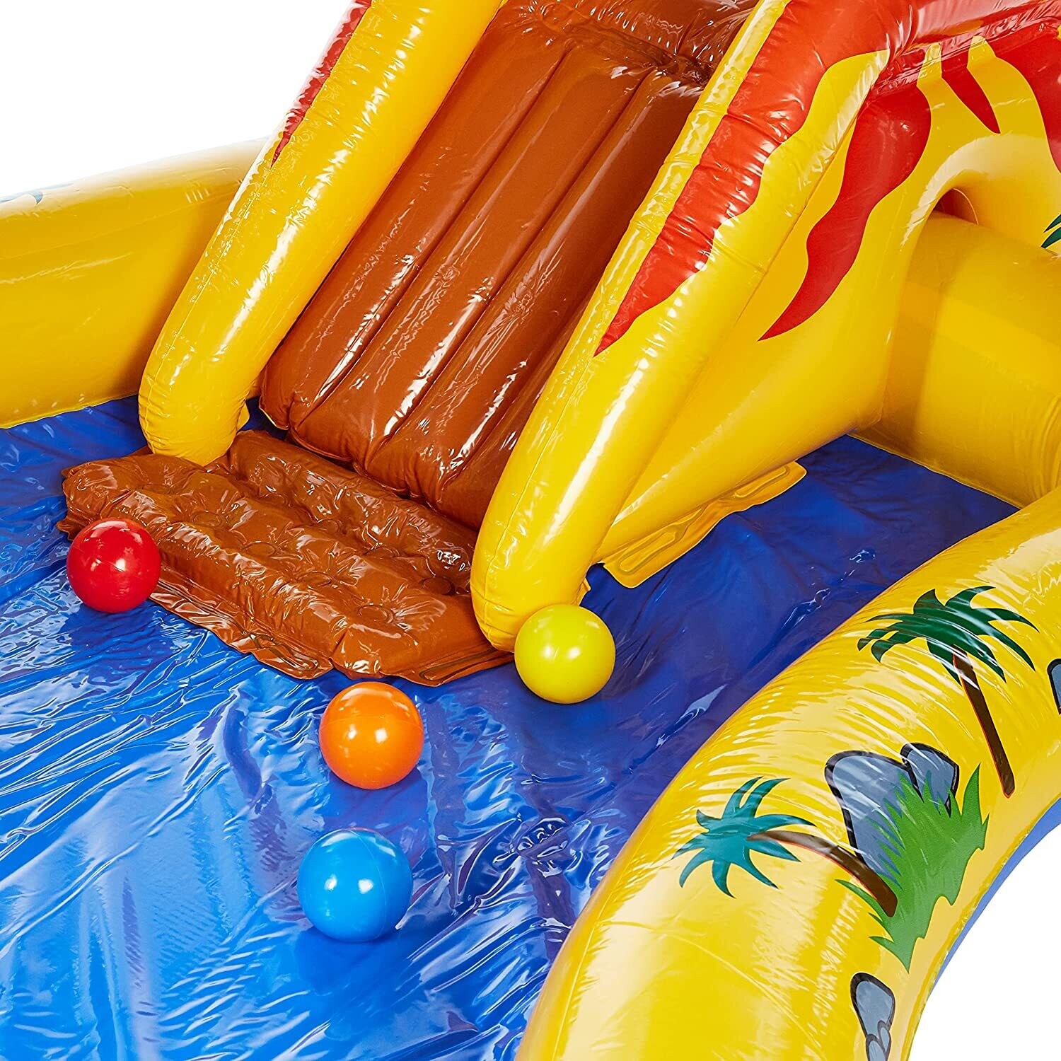 Inflatable Water Game Center Dinosaur for Kids, Outdoor Water Play and Fun Summer Activities