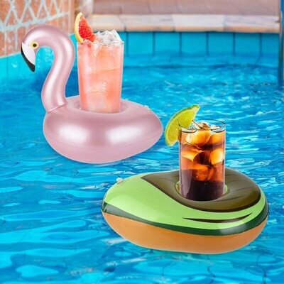 Inflatable Drink Holders for Pool, Fun and Convenient Beverage Floaties for Water Leisure