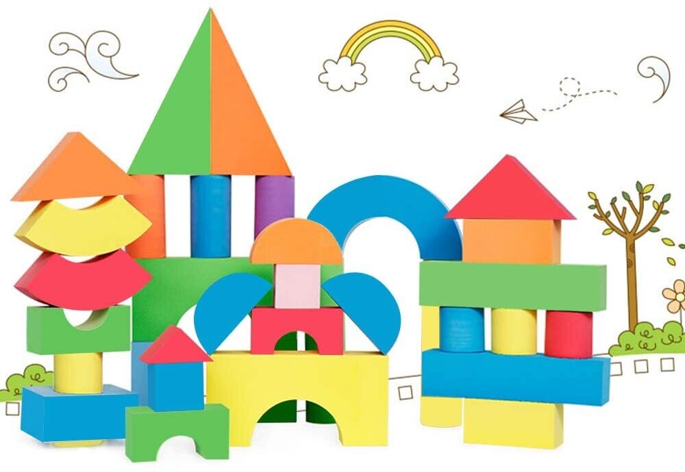 Set of 131 pieces building blocks toy for children