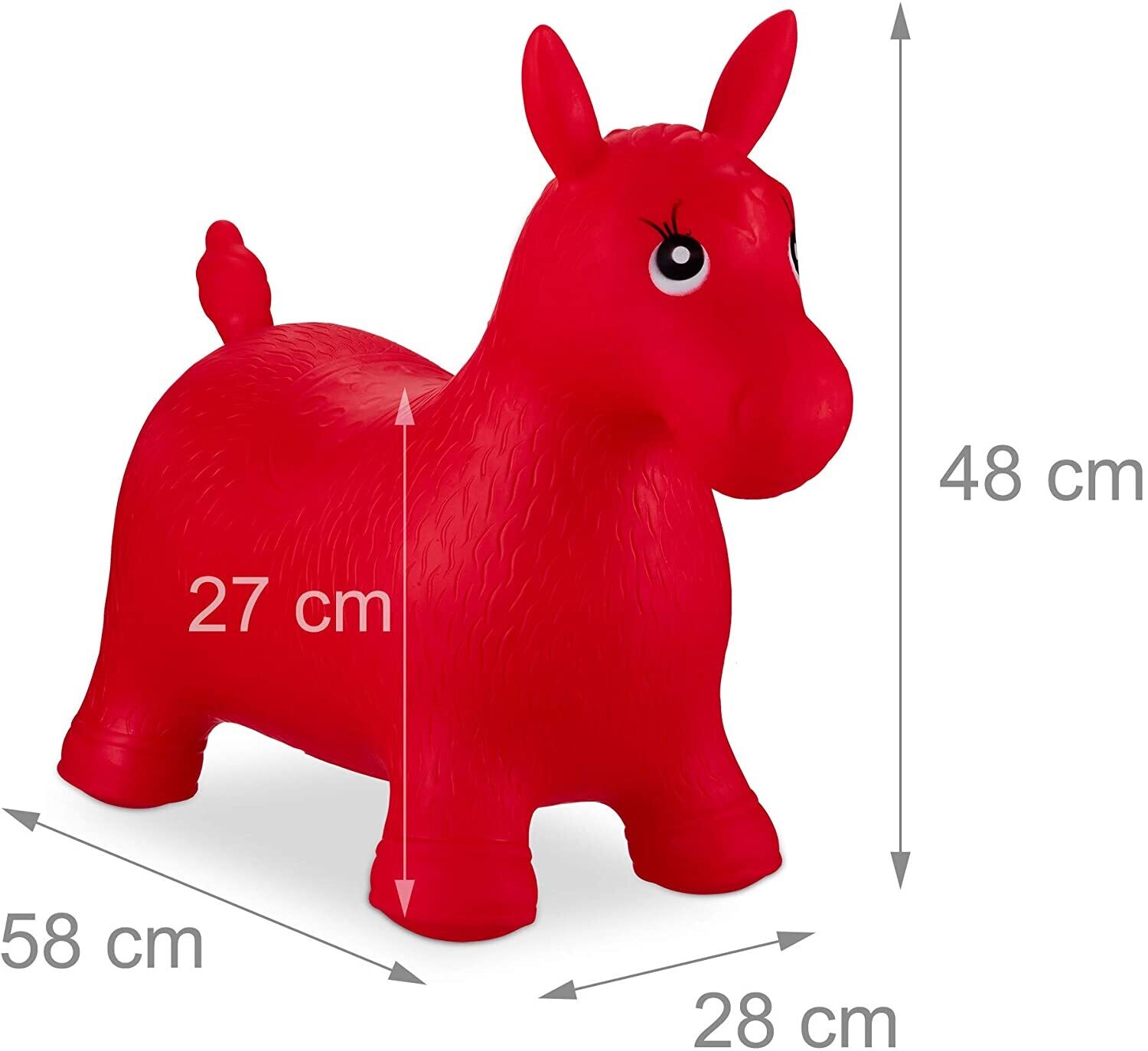 Hopper Horse with Air Pump Kids&#39; Bouncy Toy for Fun and Active Play