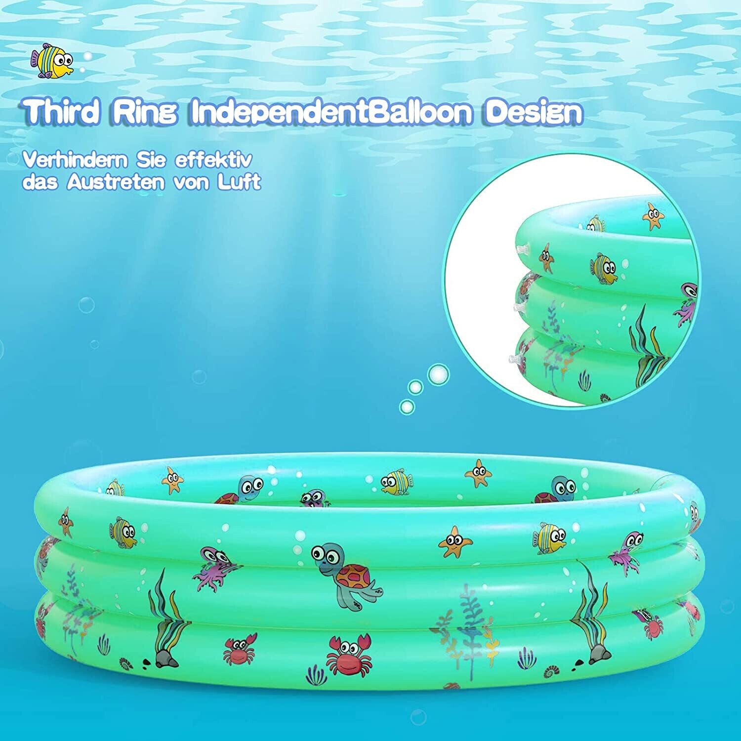 Inflatable Children Swimming Pool for Indoor and Outdoor Use, Perfect for Family Fun and Summer Play