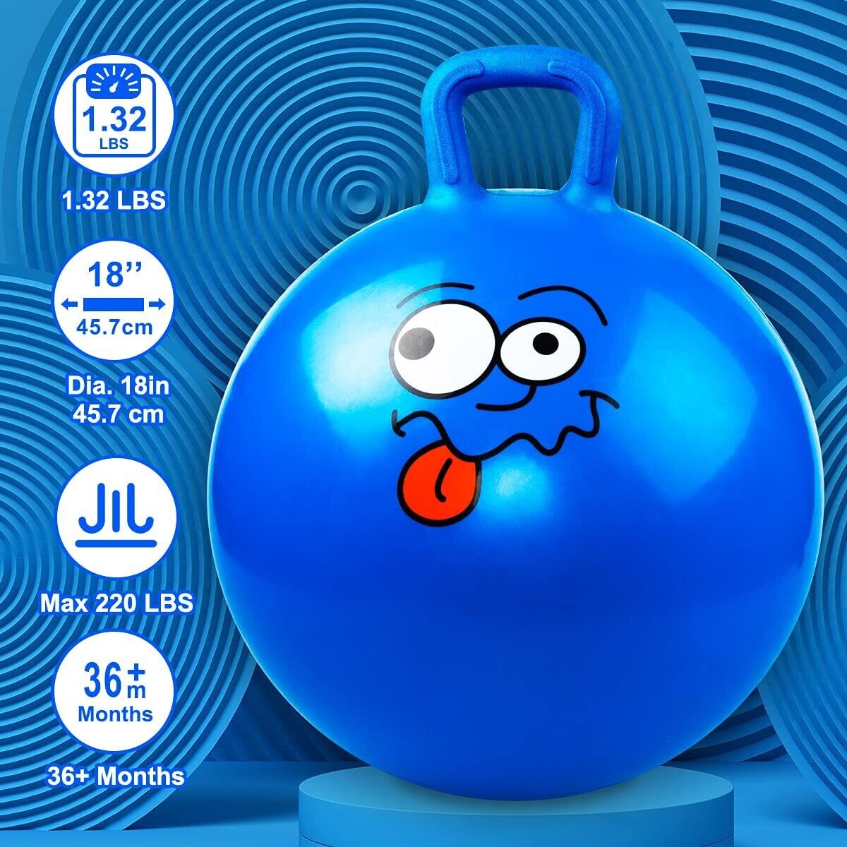 Space Hopper Ball with Pump