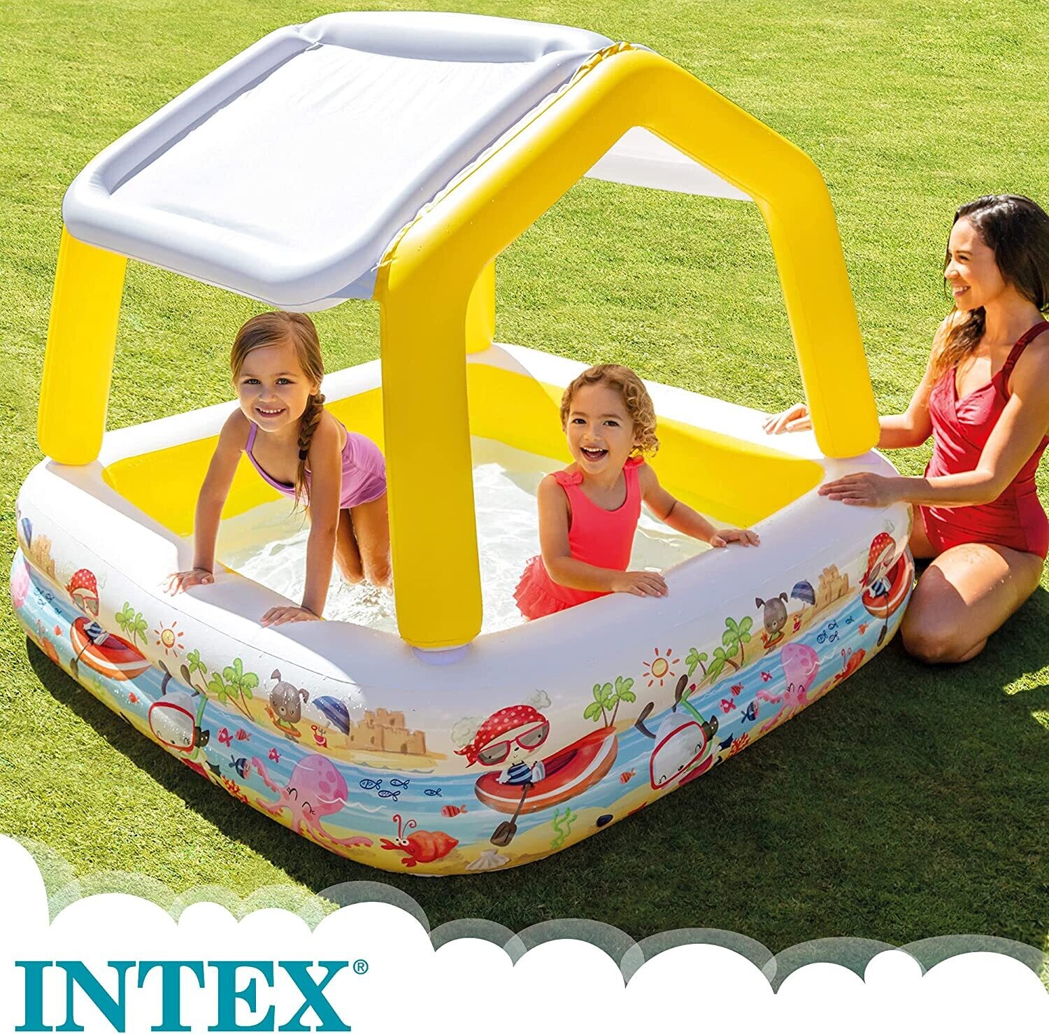 John Adams 62 x 62-Inch Sun Shade Pool