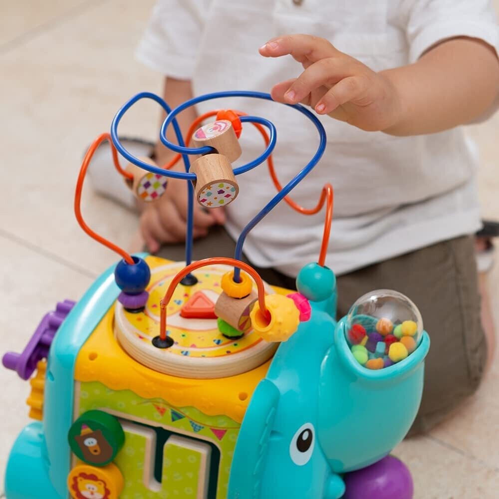 Elephant Baby Activity Table for Kids – Interactive Learning Table with Toys and Educational Features for Toddlers
