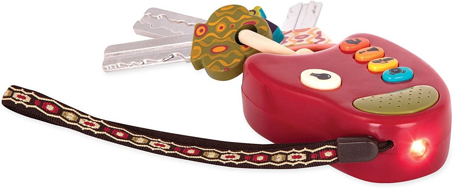 Colourful Toy Keys for Children and Babies, Safe and Interactive Key Toy for Sensory Development, Early Learning Toy for Toddlers
