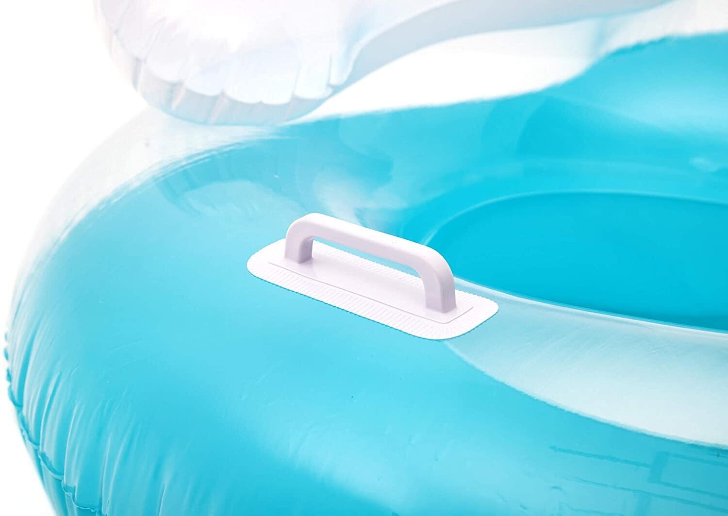 Double Ring Lounger Float – 188 x 117 cm Inflatable Pool Lounge for Two, Perfect for Relaxing on Water