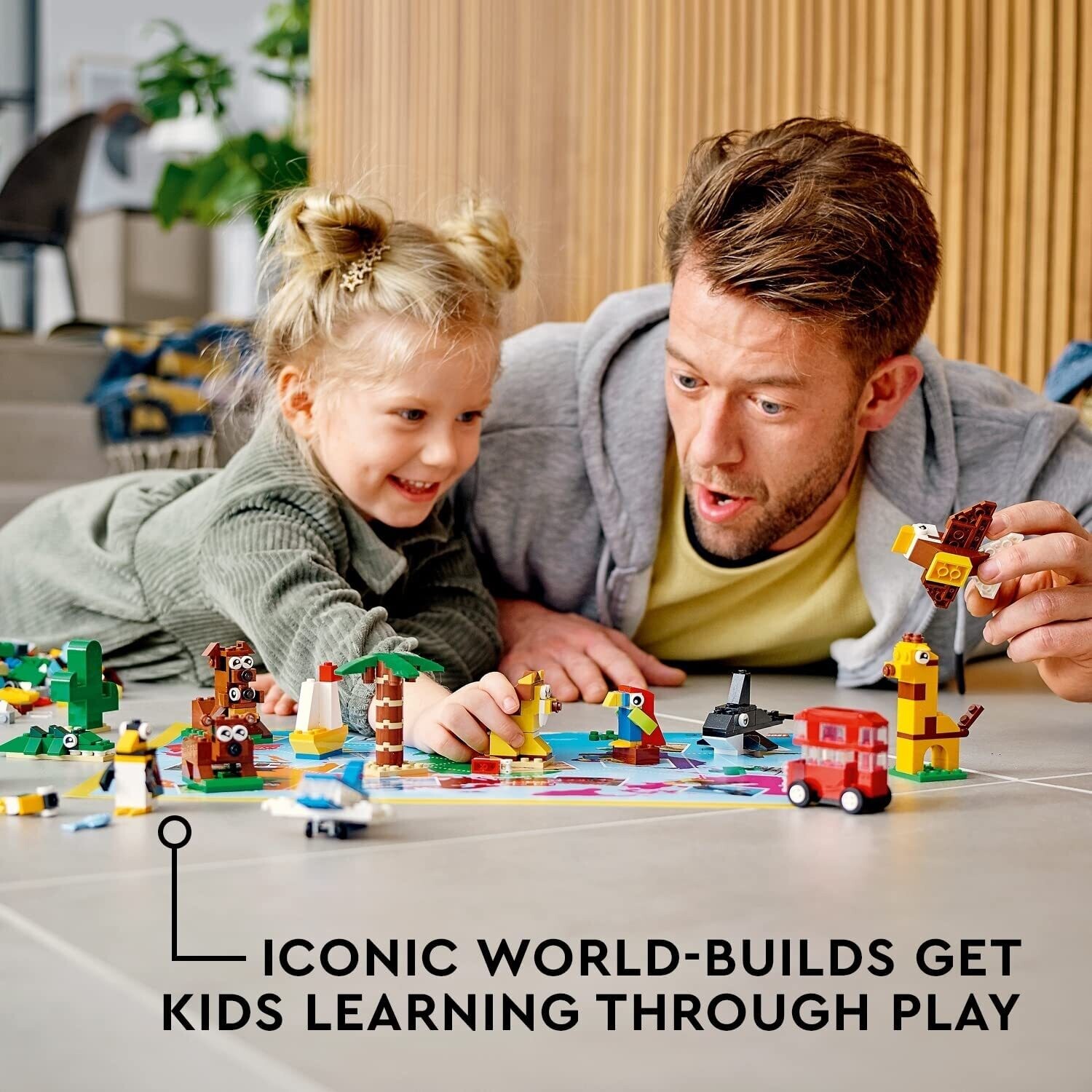 Building Blocks and Buildable Animals Toy Set for Kids – Creative Construction Play, Educational STEM Learning, Fun Animal Figures and Building Toys