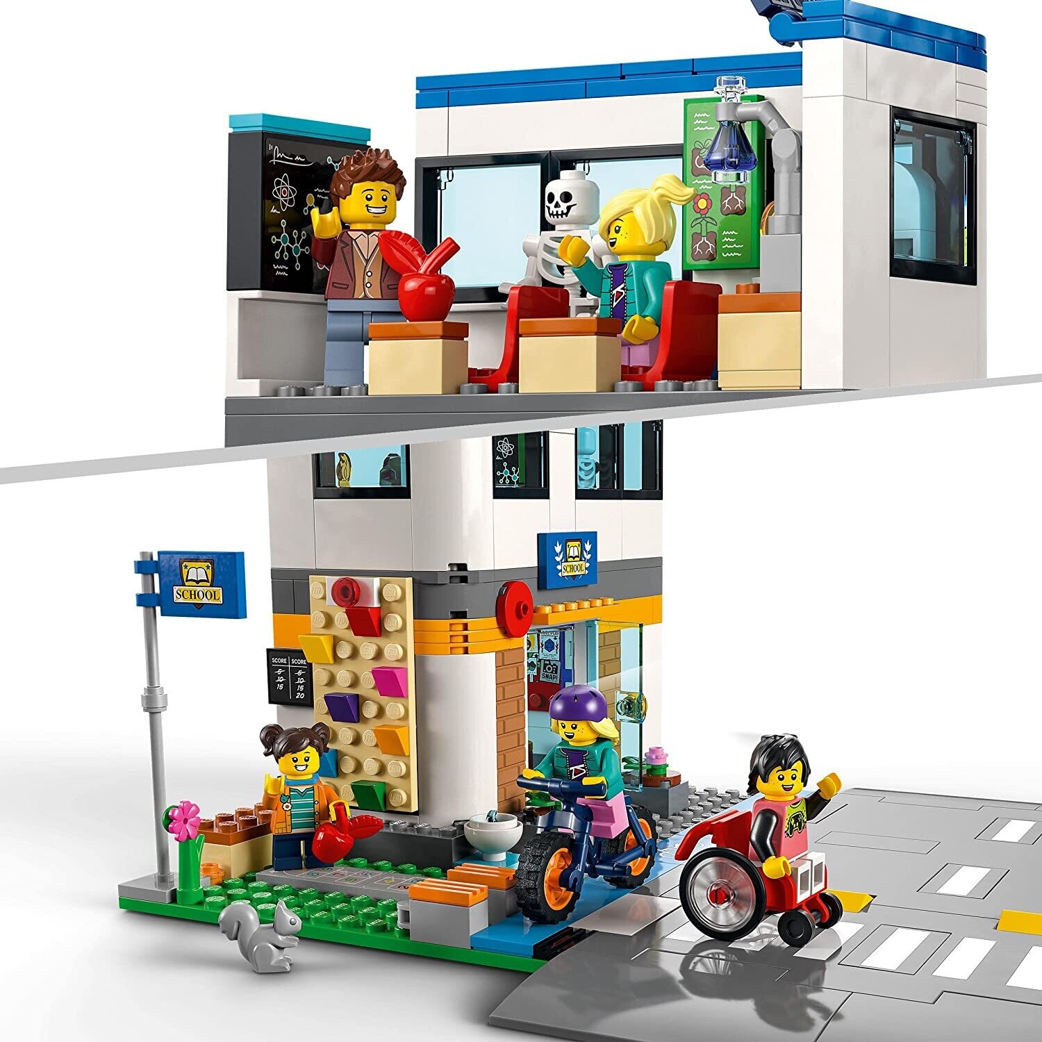 LEGO 60329 City School Day with Bus Toy