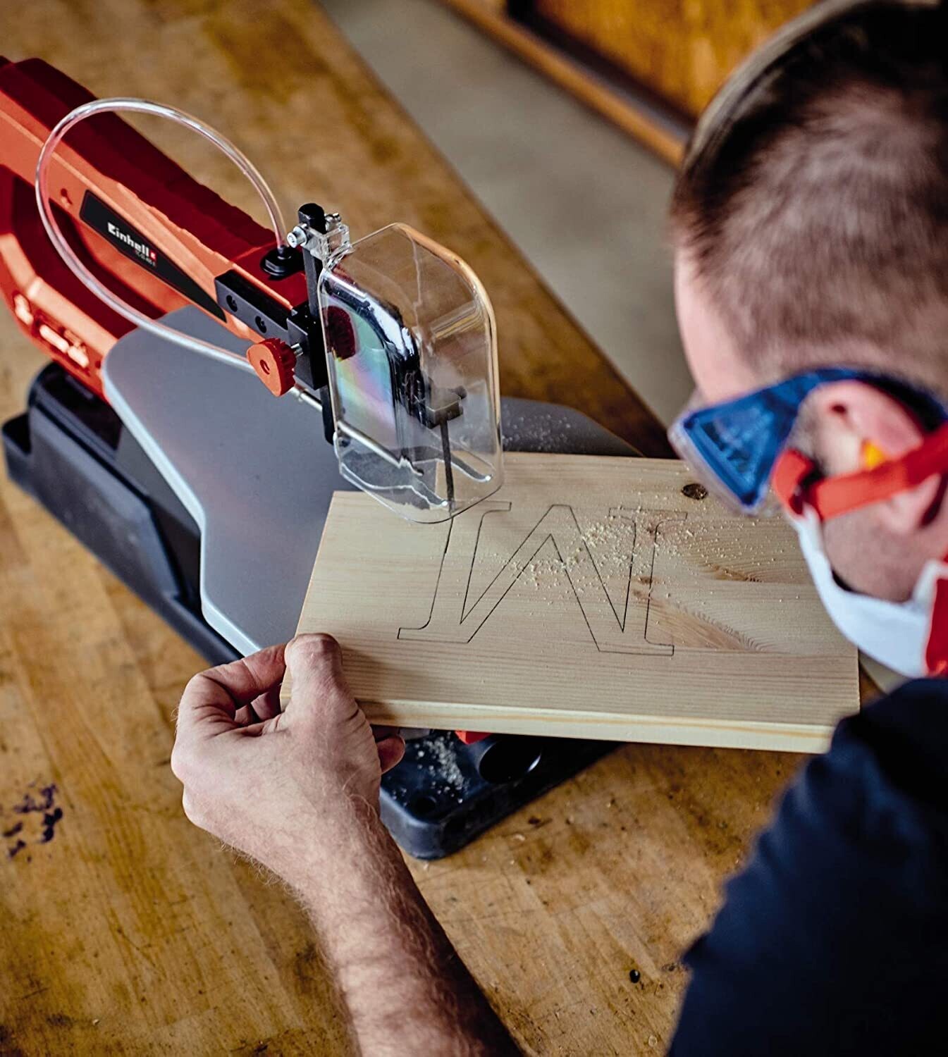 Electric Scroll Saw with Dust Extraction – Precision Tool for Woodworking, Crafting, and DIY Projects