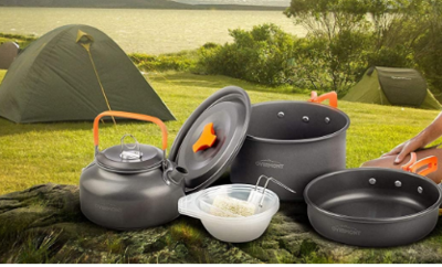 Camping Cookware Set – Portable, Lightweight, and Durable Outdoor Cooking Essentials
