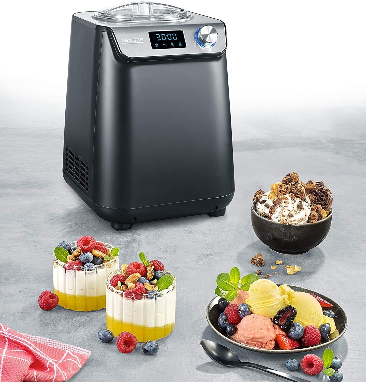 Ice Cream Machine for Homemade Frozen Desserts and Soft Serve Treats