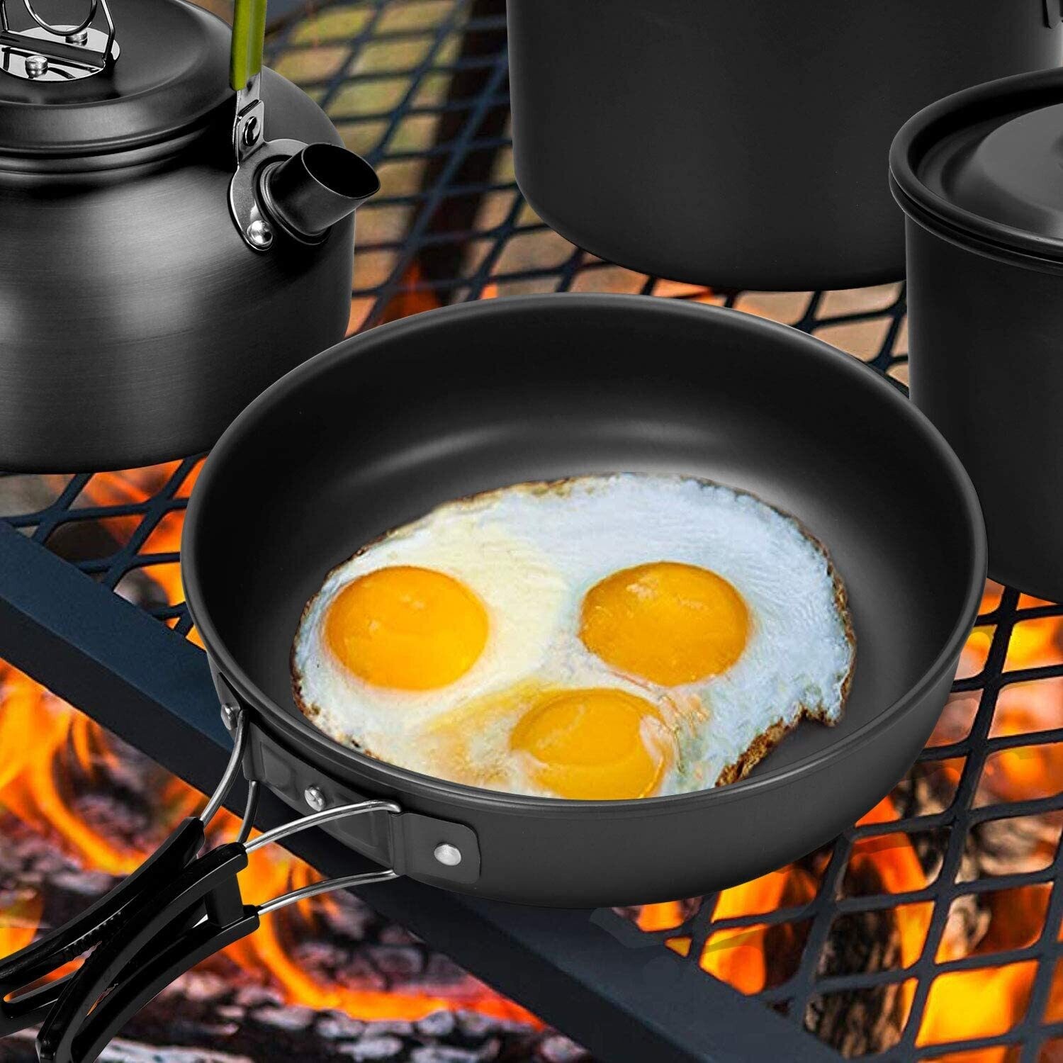 Set 29 Pieces Outdoor Cookware Set for 12 L