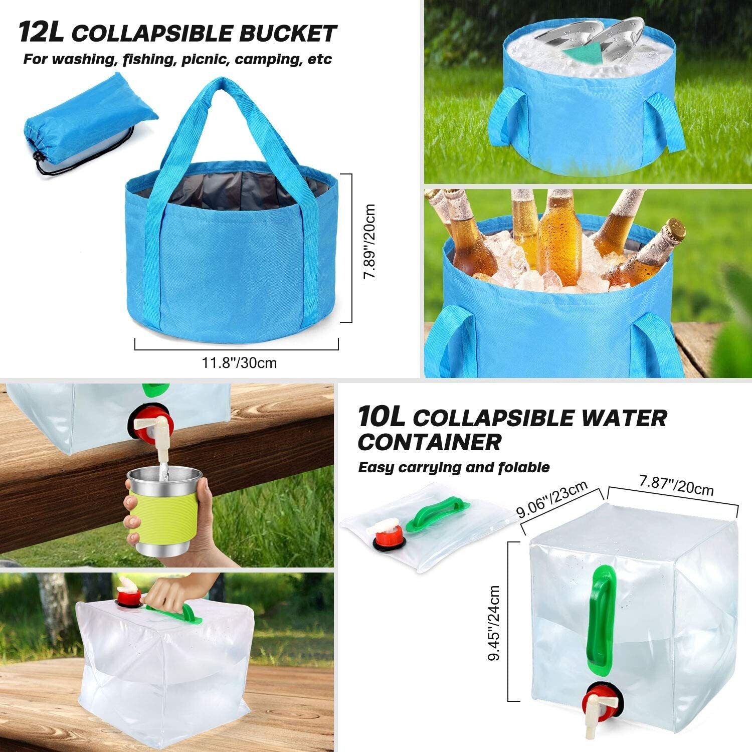 Set 29 Pieces Outdoor Cookware Set for 12 L
