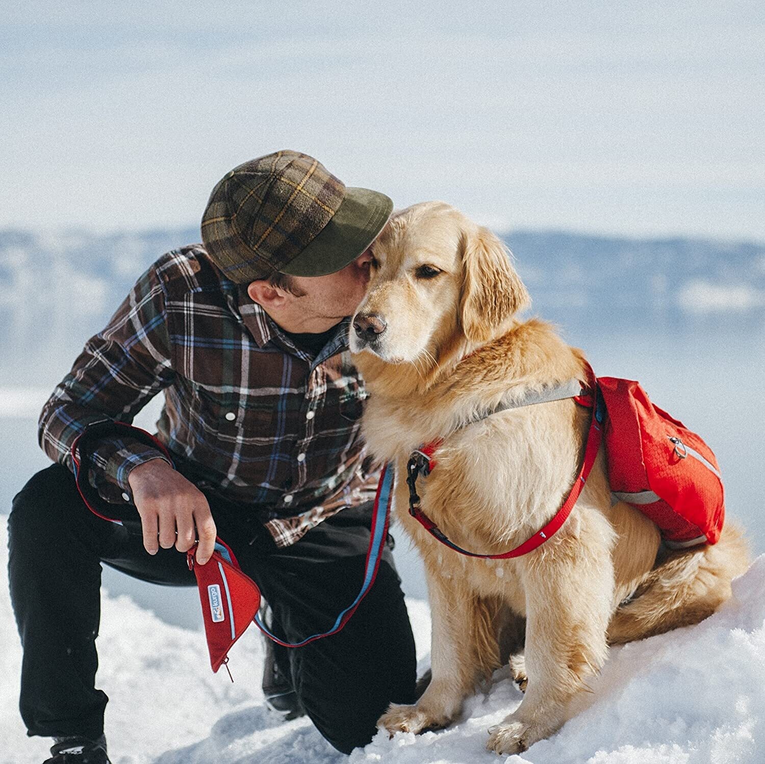 Dog Backpack Harness – Hiking and Camping Backpack for Dogs, Reflective &amp; Lightweight Vest Harness for Medium and Large Dogs, Perfect for Travel and Outdoor Adventures