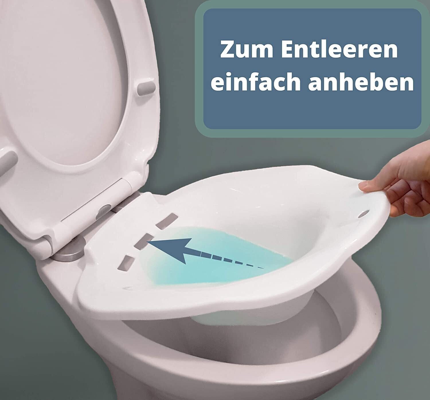 Toilet Seat Bath - Bidet Insert for Toilet