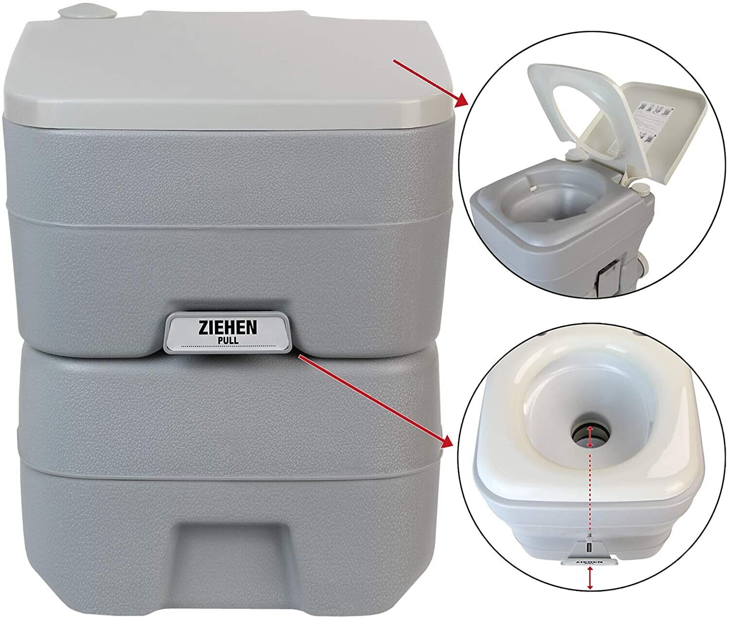 Portable camping toilet FRESH DELUXE