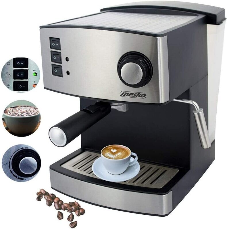 Cappuccino Machine Coffee Maker with Milk Frother – Automatic Espresso Machine for Lattes, Cappuccinos, and Frothy Beverages