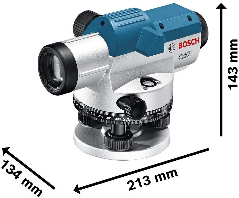 GOL 32 G Optical Level with Accurate Measurement and Easy Setup for Surveying and Construction