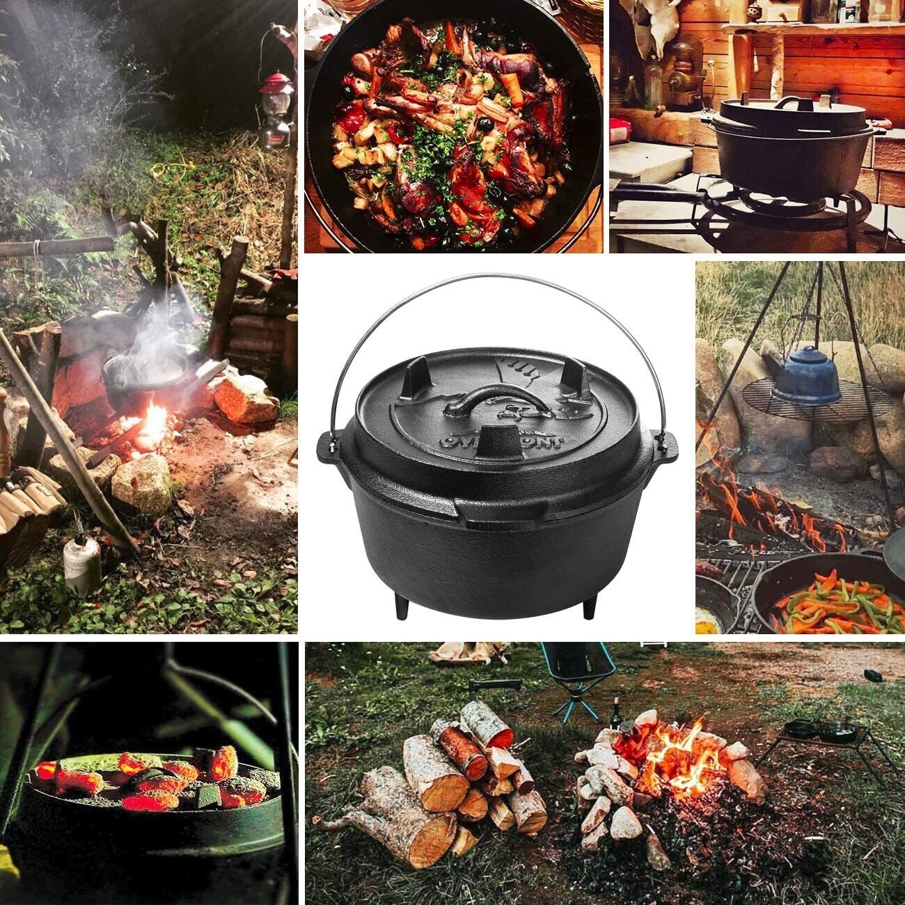 Ready-Baked Cast-Iron Cooking Pot