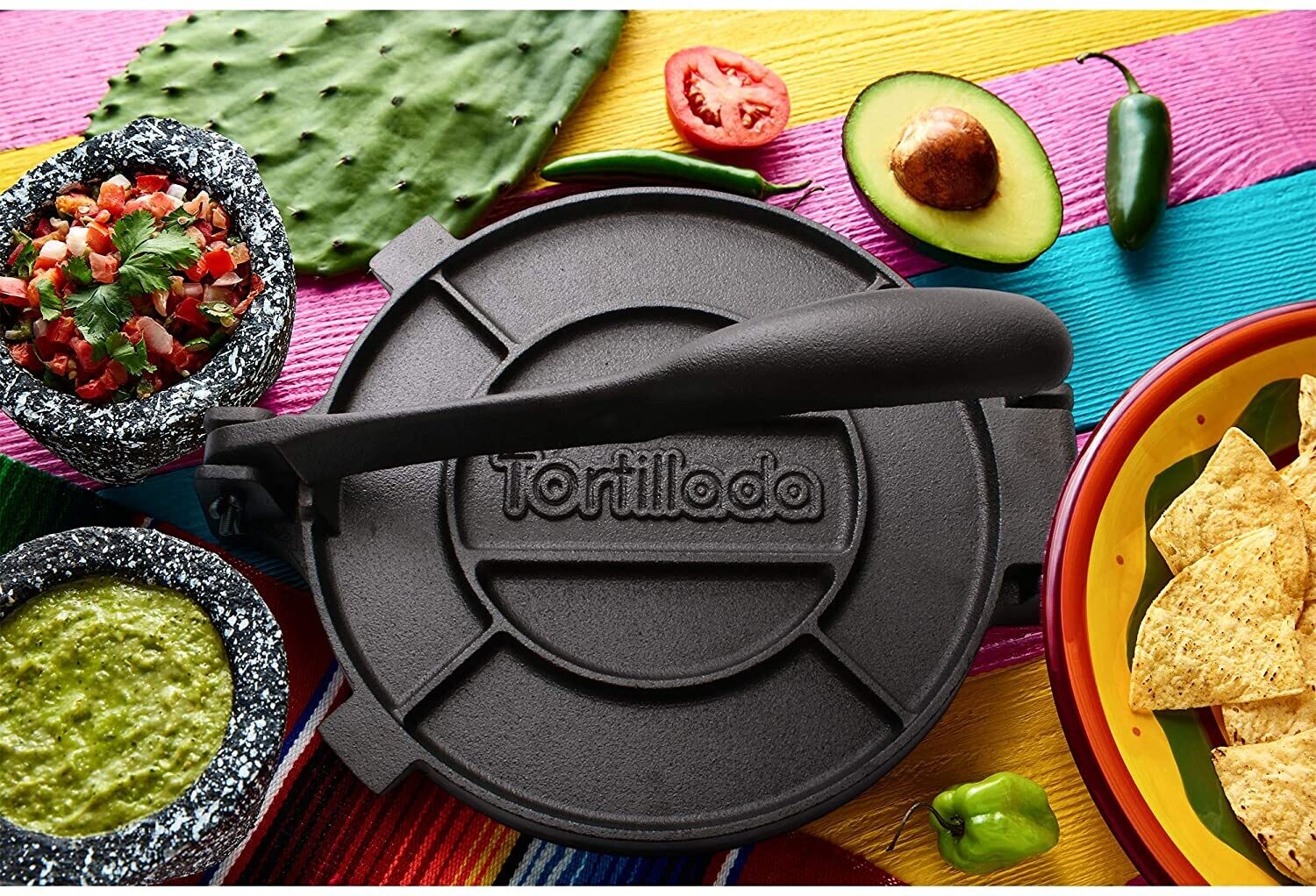 Premium Cast Iron Tortilla Press