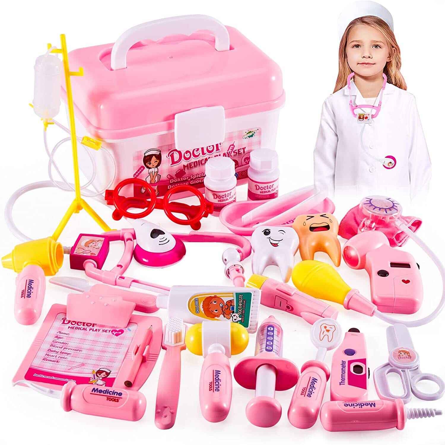 Toy Medical Playset Nurses Costume Role