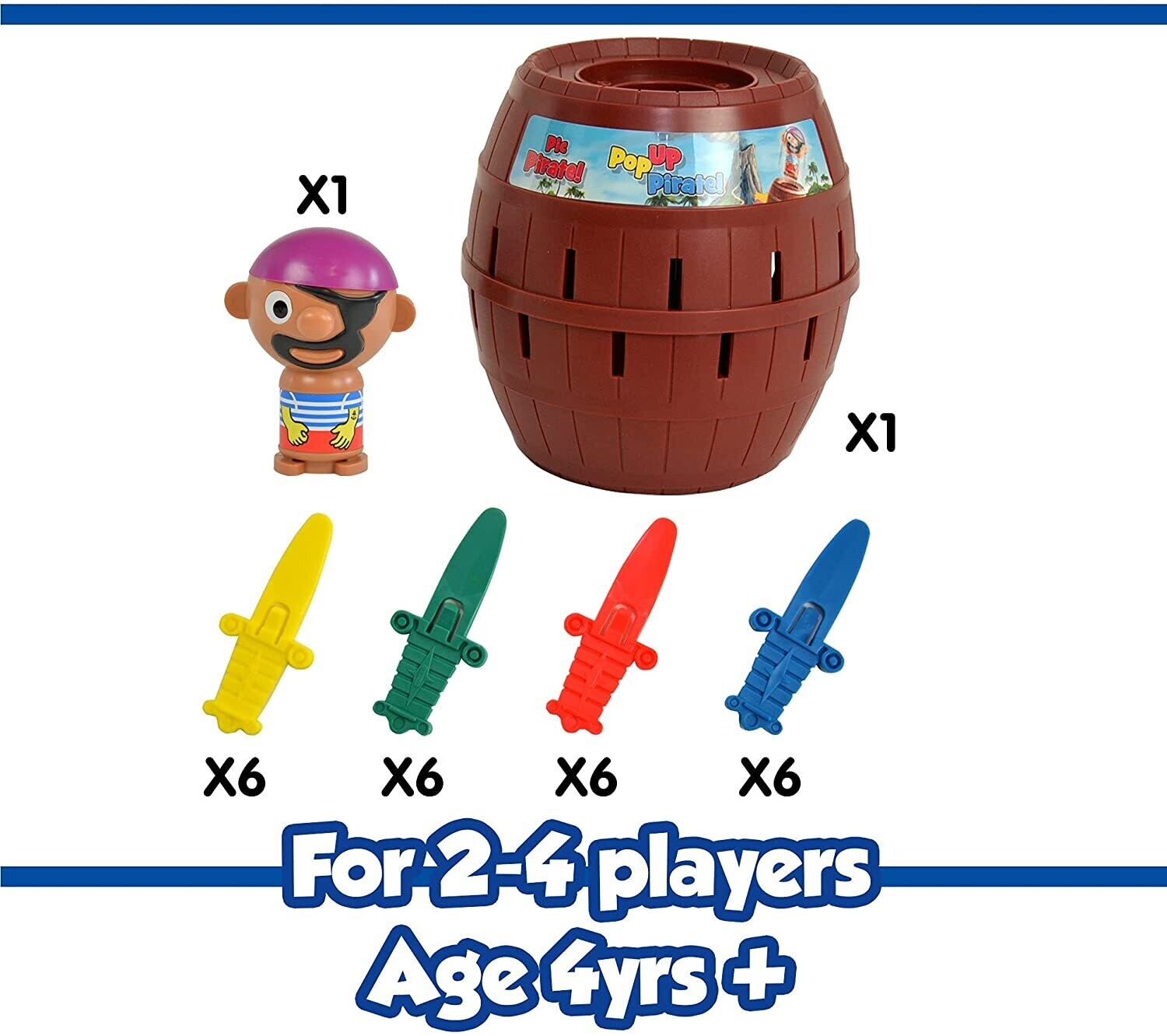 Pop Up Pirate Classic Children&#39;s Action Board Game Toy