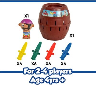 Pop Up Pirate Classic Children's Action Board Game Toy