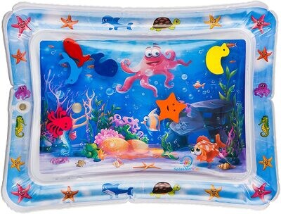 Inflatable Tummy Time Premium Water Mat for Infants and Toddlers, Sensory Play and Developmental Fun