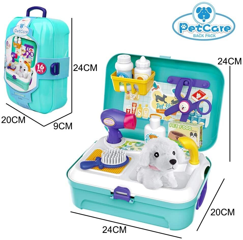 Pet Care Role Play Set Grooming Toys