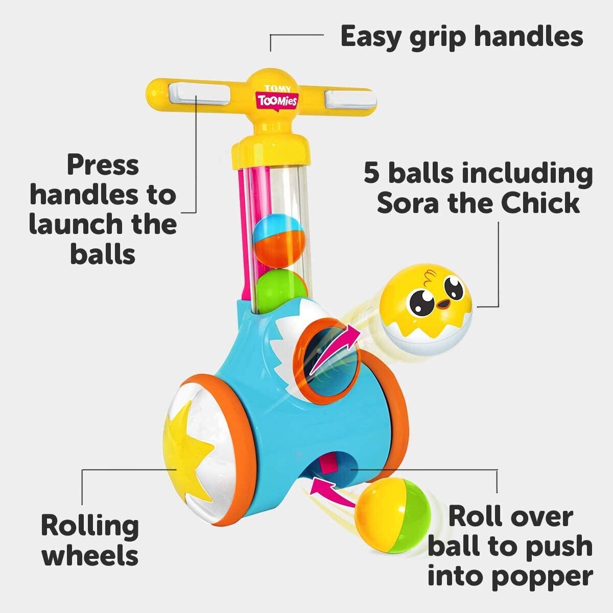 Toddler Ball Popper With Launcher