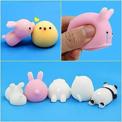 Mini Animal Squishy Pack - 40 Pieces Random Mochi Squishies