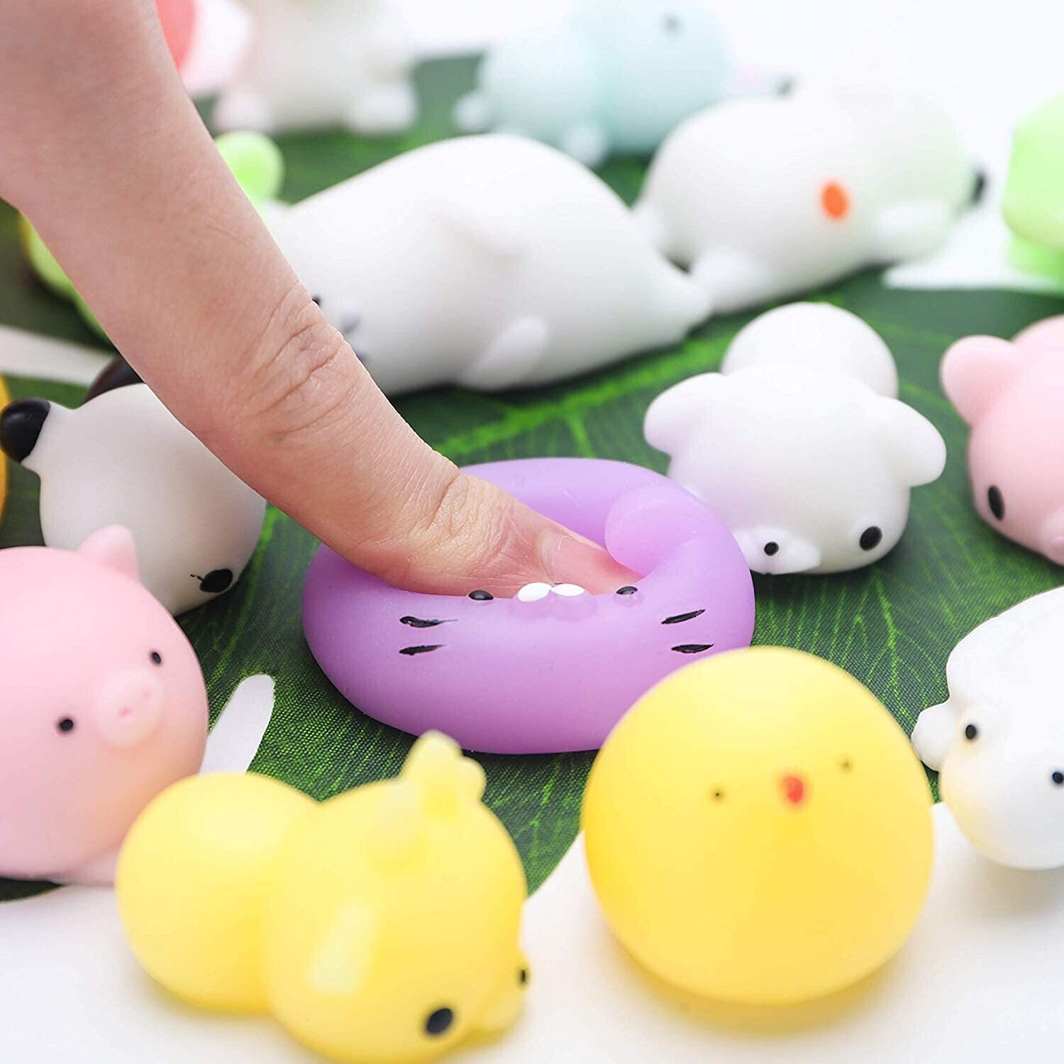 Mini Animal Squishy Pack - 40 Pieces Random Mochi Squishies