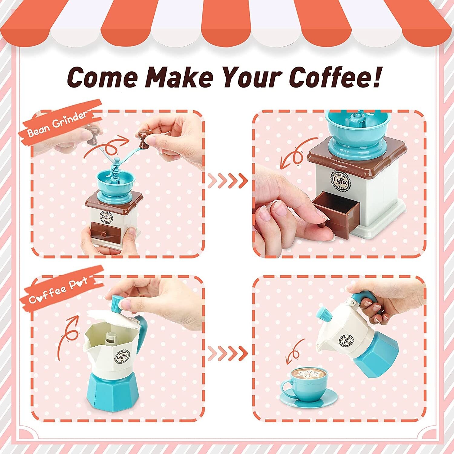 Tea Set for Kids 3 4 5, Children