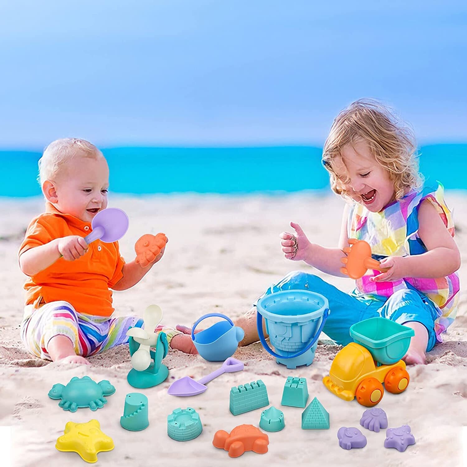 Sand Beach Toys for Kid Soft Plastic Material