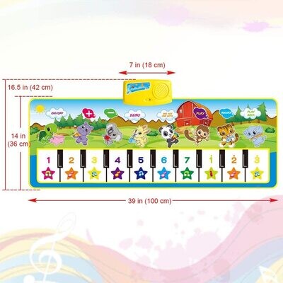 Music Dance Mats Touch Play Mats Floor Keyboard Musical Carpet