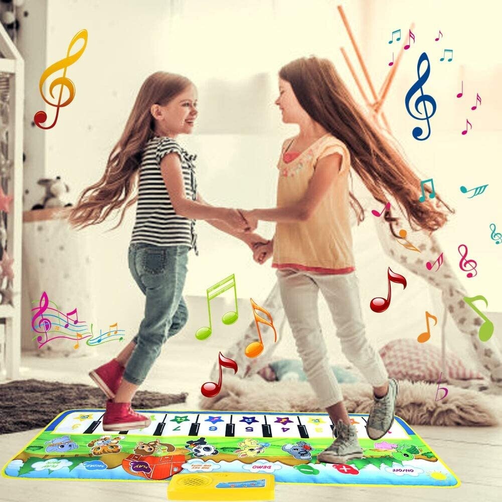 Music Dance Mats Touch Play Mats Floor Keyboard Musical Carpet