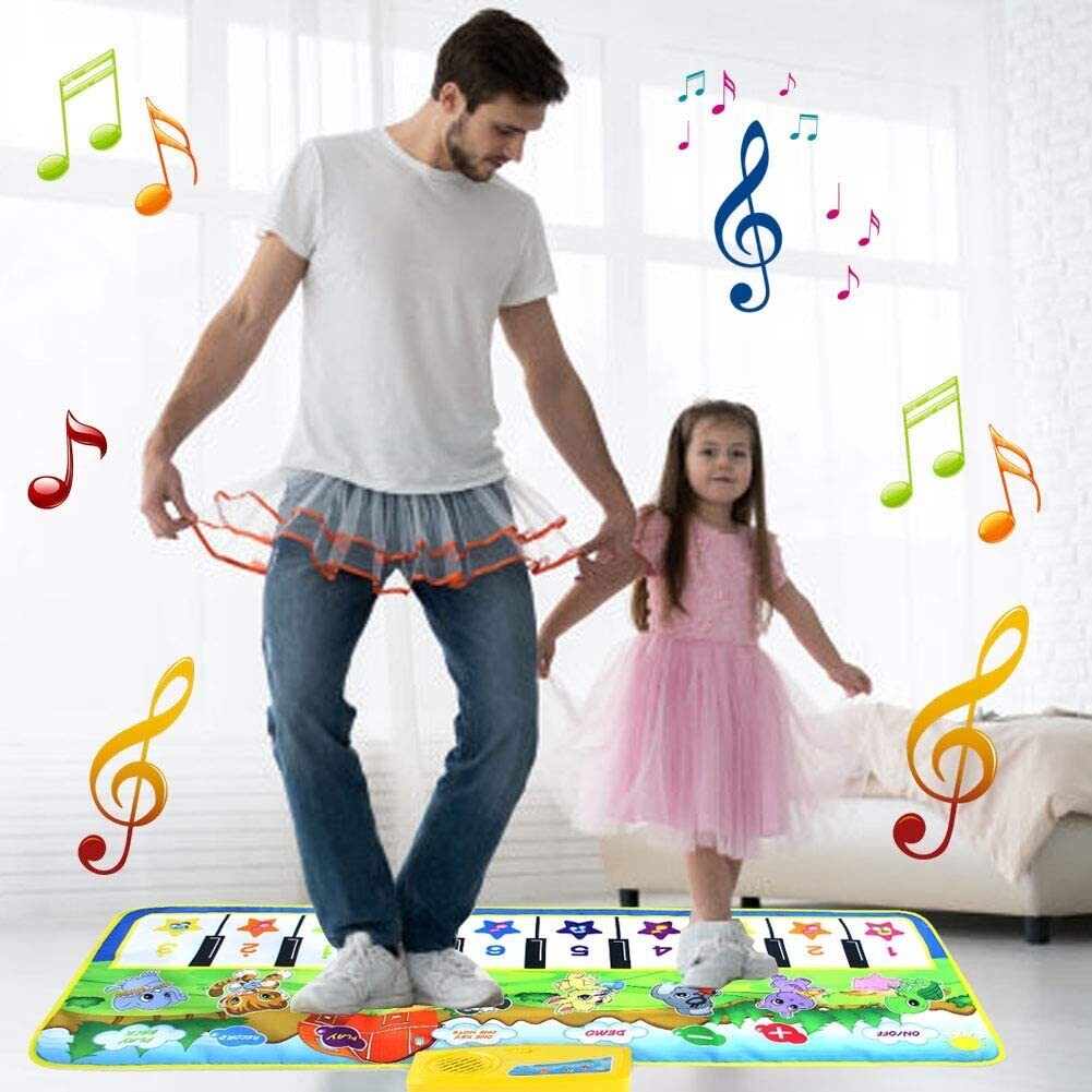 Music Dance Mats Touch Play Mats Floor Keyboard Musical Carpet