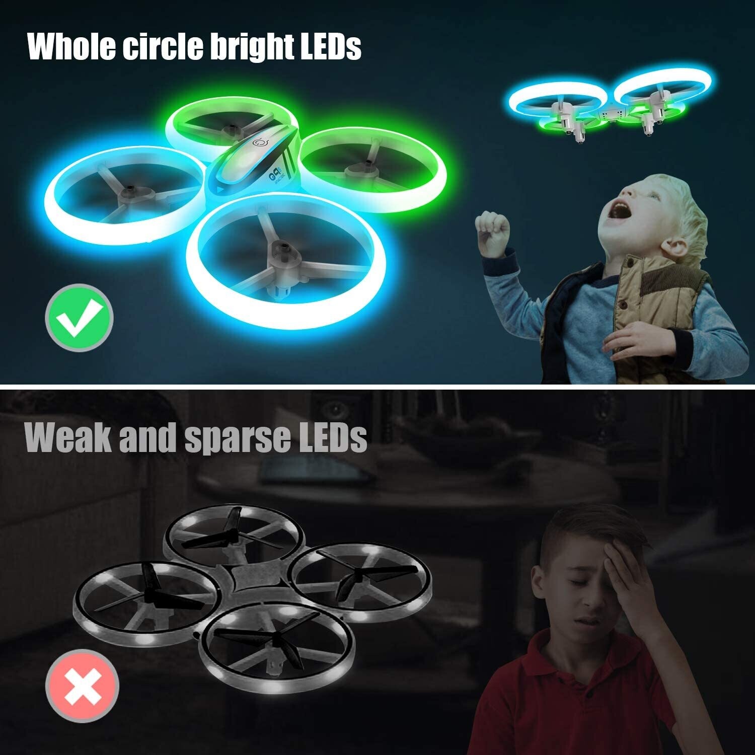 RC Drone with Altitude Hold and Headless Mode