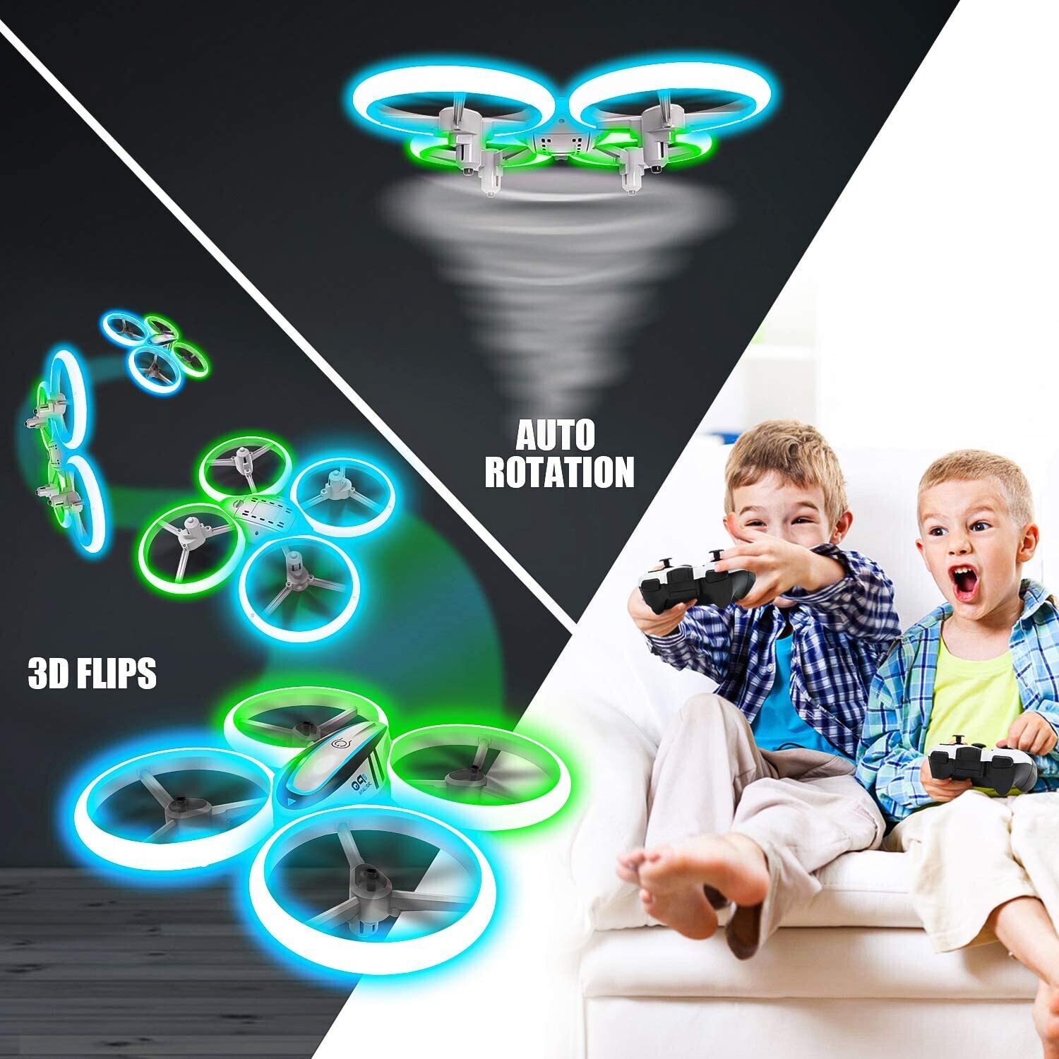 RC Drone with Altitude Hold and Headless Mode