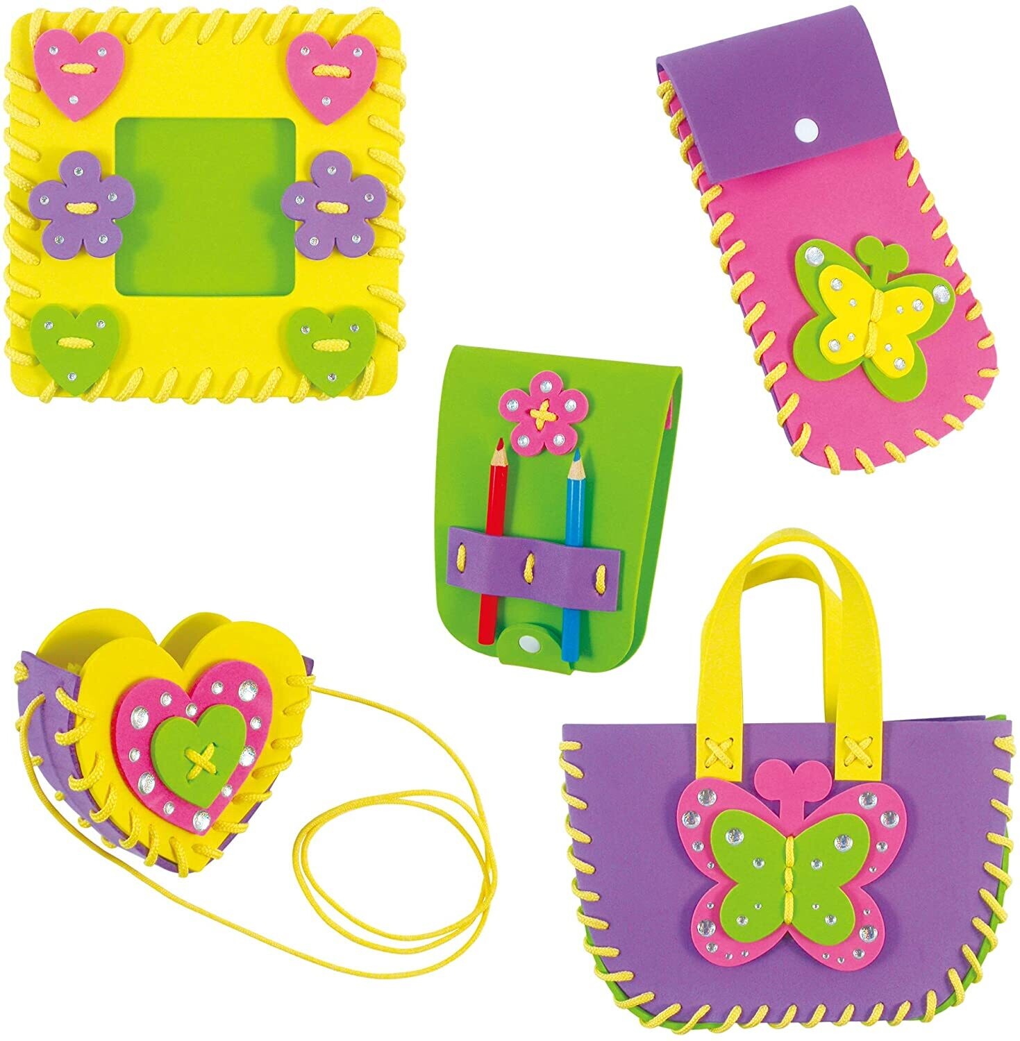 First Sewing Craft Kit for Kids, Ages 5 and Up – Beginner-Friendly DIY Sewing Projects